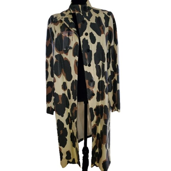 100% AUTHENTIC Luxurious Glamorous YSL Runway Stylish Luxury Jacket Coat Trench - Picture 11 of 16